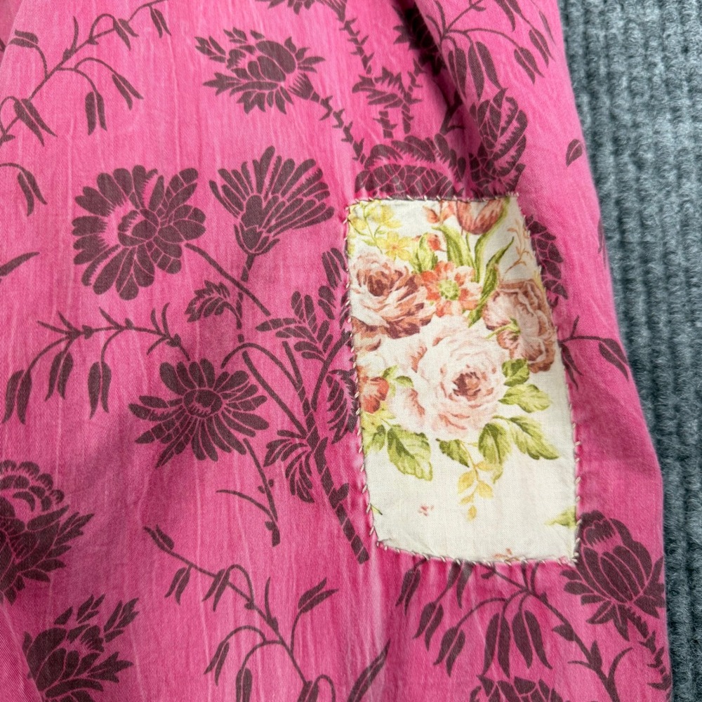 Magnolia Pearl Kiki Bloomers Womens OS 200 Betsy Pink Floral Cotton Boho Cottage - Picture 8 of 16